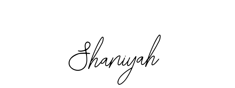 You should practise on your own different ways (Bearetta-2O07w) to write your name (Shaniyah) in signature. don't let someone else do it for you. Shaniyah signature style 12 images and pictures png