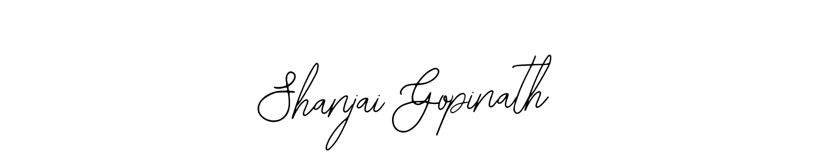 Use a signature maker to create a handwritten signature online. With this signature software, you can design (Bearetta-2O07w) your own signature for name Shanjai Gopinath. Shanjai Gopinath signature style 12 images and pictures png