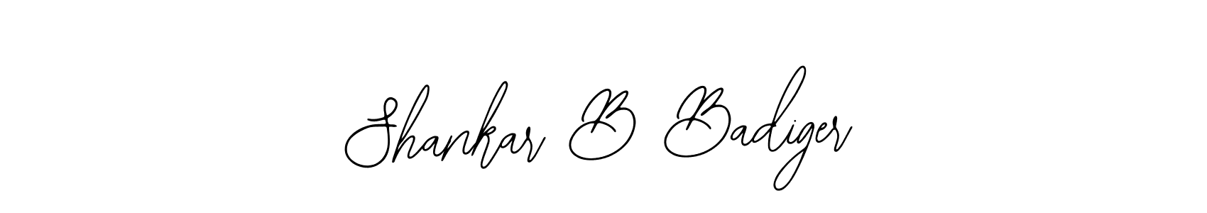 Shankar B Badiger stylish signature style. Best Handwritten Sign (Bearetta-2O07w) for my name. Handwritten Signature Collection Ideas for my name Shankar B Badiger. Shankar B Badiger signature style 12 images and pictures png