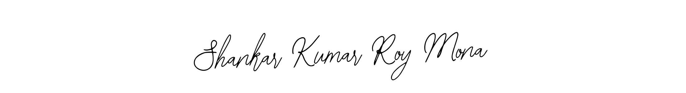 if you are searching for the best signature style for your name Shankar Kumar Roy Mona. so please give up your signature search. here we have designed multiple signature styles  using Bearetta-2O07w. Shankar Kumar Roy Mona signature style 12 images and pictures png