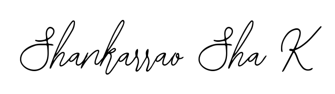 Style your name Shankarrao Sha K with confidence using Bearetta-2O07w signature design. Simple, elegant, and ready for immediate document use. Shankarrao Sha K signature style 12 images and pictures png