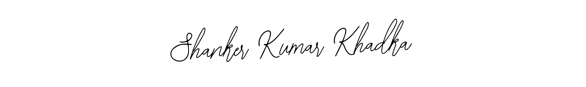 Bearetta-2O07w is a professional signature style that is perfect for those who want to add a touch of class to their signature. It is also a great choice for those who want to make their signature more unique. Get Shanker Kumar Khadka name to fancy signature for free. Shanker Kumar Khadka signature style 12 images and pictures png