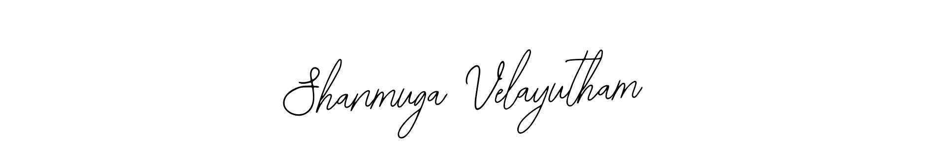Design your own signature with our free online signature maker. With this signature software, you can create a handwritten (Bearetta-2O07w) signature for name Shanmuga Velayutham. Shanmuga Velayutham signature style 12 images and pictures png