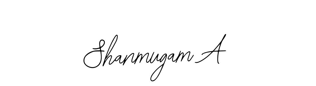 Design your own signature with our free online signature maker. With this signature software, you can create a handwritten (Bearetta-2O07w) signature for name Shanmugam A. Shanmugam A signature style 12 images and pictures png