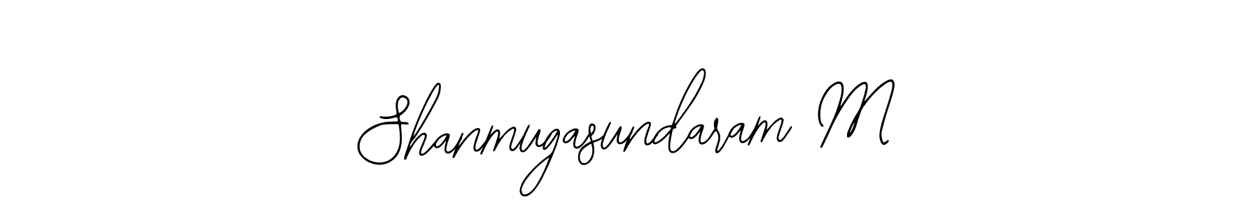 Shanmugasundaram M stylish signature style. Best Handwritten Sign (Bearetta-2O07w) for my name. Handwritten Signature Collection Ideas for my name Shanmugasundaram M. Shanmugasundaram M signature style 12 images and pictures png