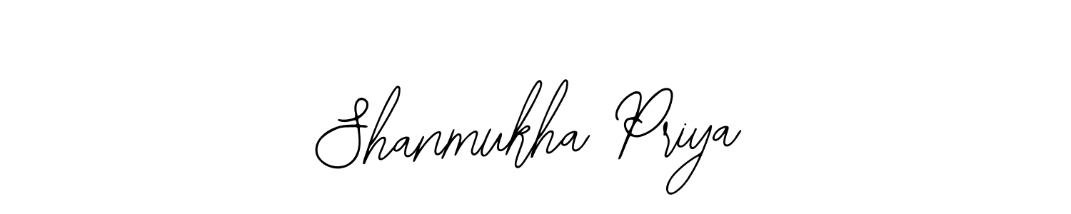 Design your own signature with our free online signature maker. With this signature software, you can create a handwritten (Bearetta-2O07w) signature for name Shanmukha Priya. Shanmukha Priya signature style 12 images and pictures png