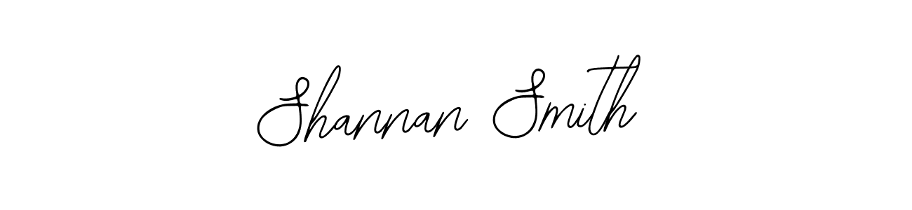 Design your own signature with our free online signature maker. With this signature software, you can create a handwritten (Bearetta-2O07w) signature for name Shannan Smith. Shannan Smith signature style 12 images and pictures png