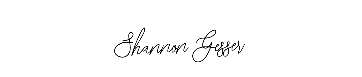 Design your own signature with our free online signature maker. With this signature software, you can create a handwritten (Bearetta-2O07w) signature for name Shannon Gesser. Shannon Gesser signature style 12 images and pictures png