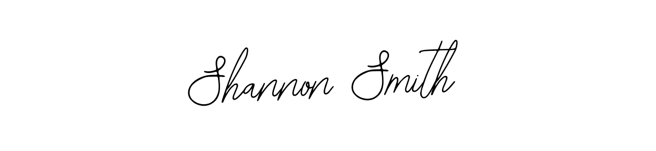 You should practise on your own different ways (Bearetta-2O07w) to write your name (Shannon Smith) in signature. don't let someone else do it for you. Shannon Smith signature style 12 images and pictures png