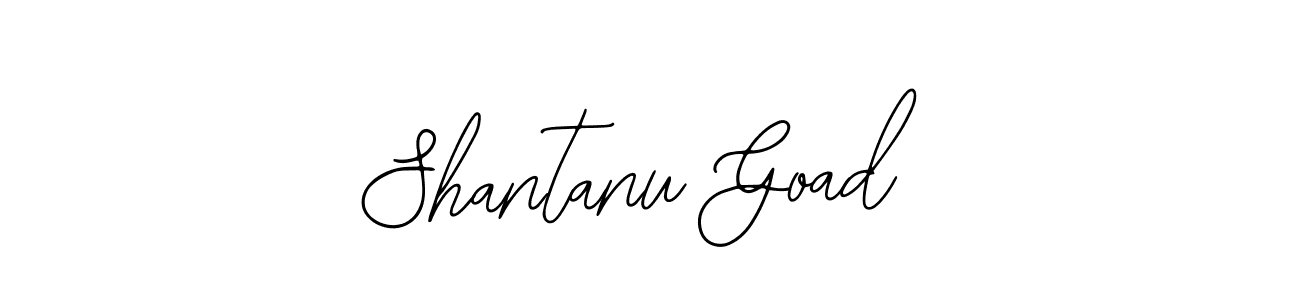 How to make Shantanu Goad name signature. Use Bearetta-2O07w style for creating short signs online. This is the latest handwritten sign. Shantanu Goad signature style 12 images and pictures png