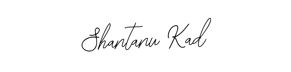 The best way (Bearetta-2O07w) to make a short signature is to pick only two or three words in your name. The name Shantanu Kad include a total of six letters. For converting this name. Shantanu Kad signature style 12 images and pictures png