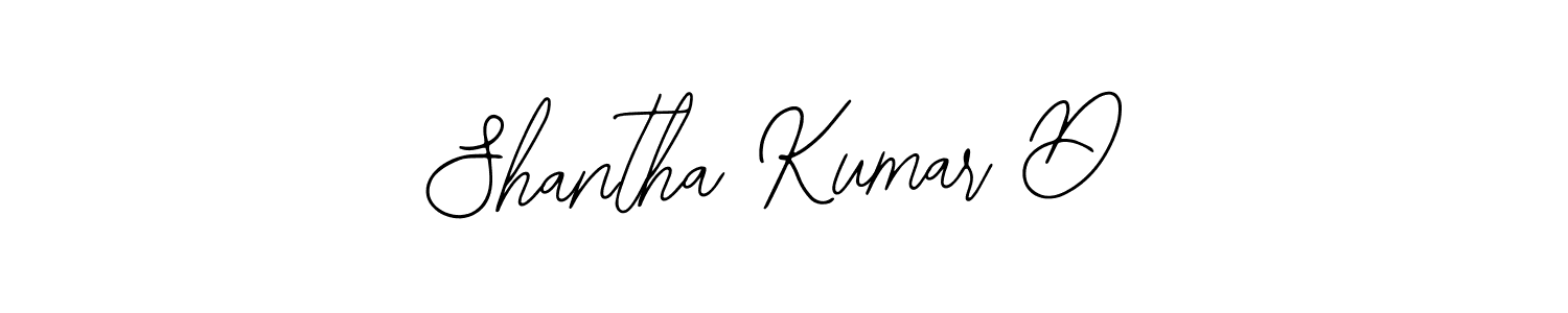 Design your own signature with our free online signature maker. With this signature software, you can create a handwritten (Bearetta-2O07w) signature for name Shantha Kumar D. Shantha Kumar D signature style 12 images and pictures png