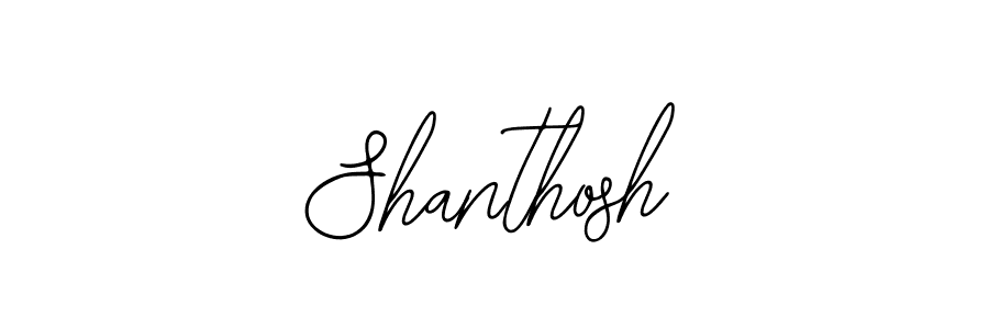 Bearetta-2O07w is a professional signature style that is perfect for those who want to add a touch of class to their signature. It is also a great choice for those who want to make their signature more unique. Get Shanthosh name to fancy signature for free. Shanthosh signature style 12 images and pictures png