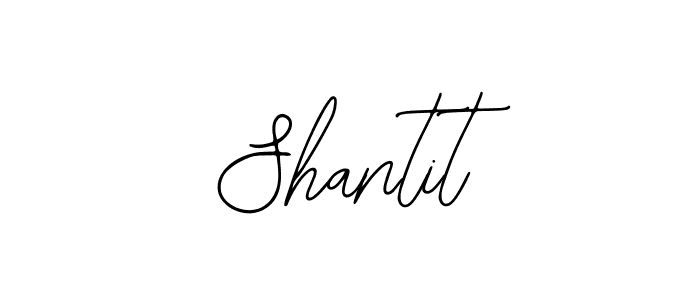 Use a signature maker to create a handwritten signature online. With this signature software, you can design (Bearetta-2O07w) your own signature for name Shantit. Shantit signature style 12 images and pictures png