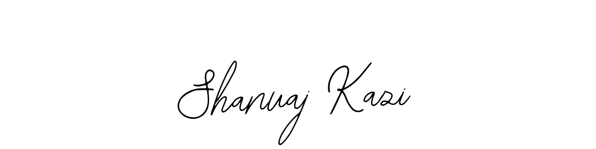 Design your own signature with our free online signature maker. With this signature software, you can create a handwritten (Bearetta-2O07w) signature for name Shanuaj Kazi. Shanuaj Kazi signature style 12 images and pictures png