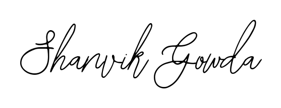 A stylish, flowing autograph style designed for name Shanvik Gowda using Bearetta-2O07w typography. Perfect for digital creative projects. Shanvik Gowda signature style 12 images and pictures png
