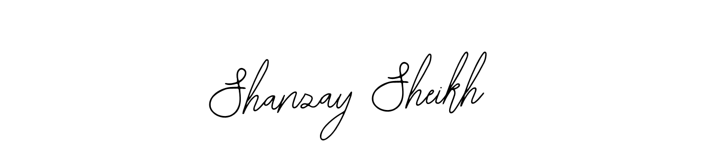 Use a signature maker to create a handwritten signature online. With this signature software, you can design (Bearetta-2O07w) your own signature for name Shanzay Sheikh. Shanzay Sheikh signature style 12 images and pictures png