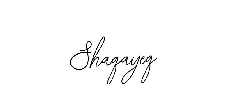 How to make Shaqayeq name signature. Use Bearetta-2O07w style for creating short signs online. This is the latest handwritten sign. Shaqayeq signature style 12 images and pictures png