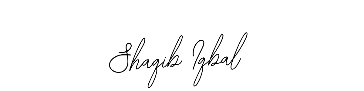 The best way (Bearetta-2O07w) to make a short signature is to pick only two or three words in your name. The name Shaqib Iqbal include a total of six letters. For converting this name. Shaqib Iqbal signature style 12 images and pictures png