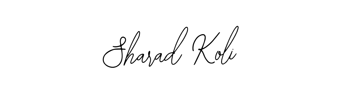 Sharad Koli stylish signature style. Best Handwritten Sign (Bearetta-2O07w) for my name. Handwritten Signature Collection Ideas for my name Sharad Koli. Sharad Koli signature style 12 images and pictures png