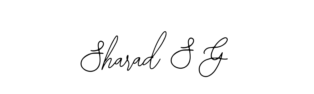 Design your own signature with our free online signature maker. With this signature software, you can create a handwritten (Bearetta-2O07w) signature for name Sharad S G. Sharad S G signature style 12 images and pictures png