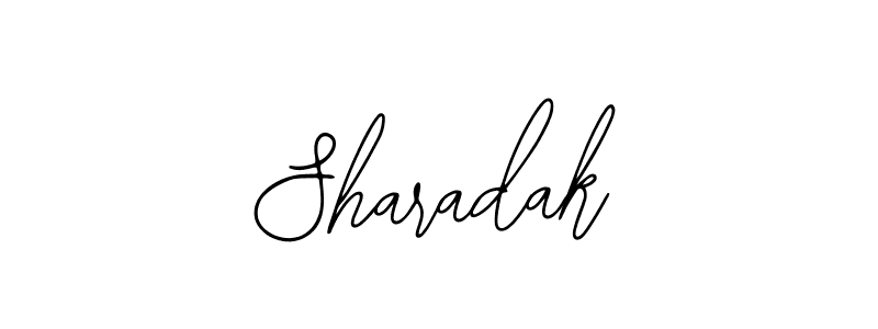 How to make Sharadak signature? Bearetta-2O07w is a professional autograph style. Create handwritten signature for Sharadak name. Sharadak signature style 12 images and pictures png