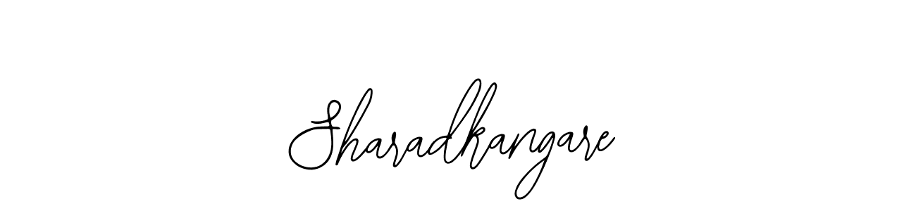 How to make Sharadkangare name signature. Use Bearetta-2O07w style for creating short signs online. This is the latest handwritten sign. Sharadkangare signature style 12 images and pictures png