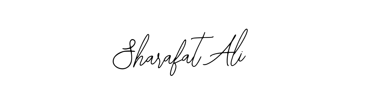 Design your own signature with our free online signature maker. With this signature software, you can create a handwritten (Bearetta-2O07w) signature for name Sharafat Ali. Sharafat Ali signature style 12 images and pictures png