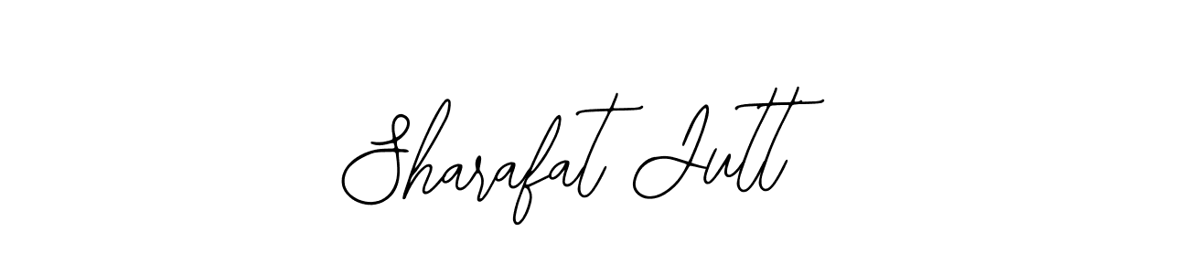 You should practise on your own different ways (Bearetta-2O07w) to write your name (Sharafat Jutt) in signature. don't let someone else do it for you. Sharafat Jutt signature style 12 images and pictures png