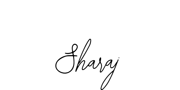 How to make Sharaj name signature. Use Bearetta-2O07w style for creating short signs online. This is the latest handwritten sign. Sharaj signature style 12 images and pictures png