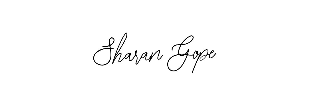 How to make Sharan Gope signature? Bearetta-2O07w is a professional autograph style. Create handwritten signature for Sharan Gope name. Sharan Gope signature style 12 images and pictures png