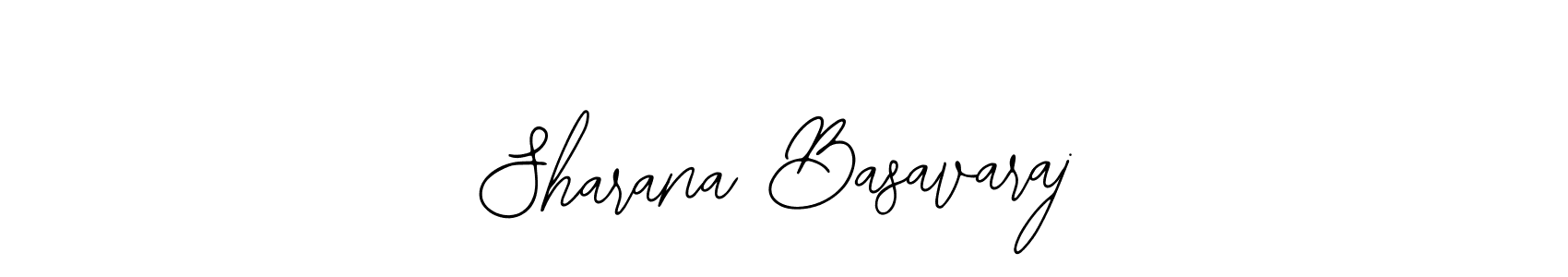 Use a signature maker to create a handwritten signature online. With this signature software, you can design (Bearetta-2O07w) your own signature for name Sharana Basavaraj. Sharana Basavaraj signature style 12 images and pictures png