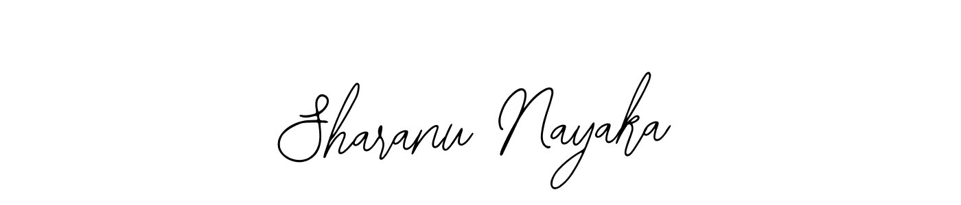 You should practise on your own different ways (Bearetta-2O07w) to write your name (Sharanu Nayaka) in signature. don't let someone else do it for you. Sharanu Nayaka signature style 12 images and pictures png