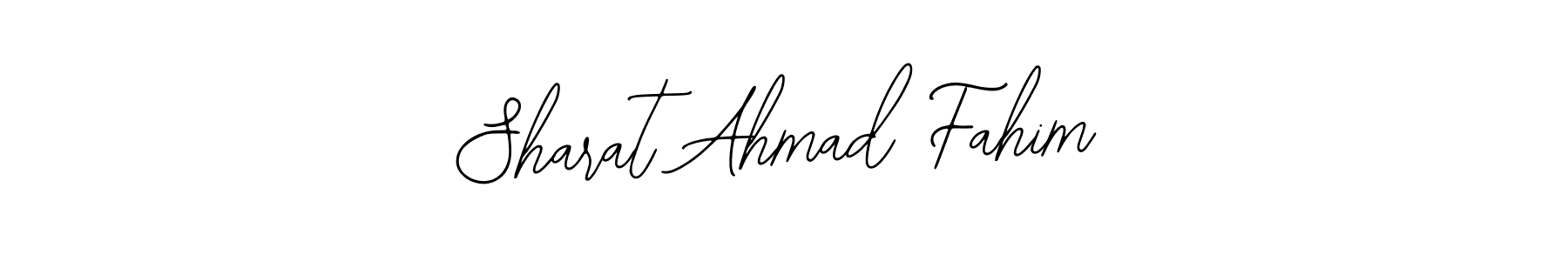 The best way (Bearetta-2O07w) to make a short signature is to pick only two or three words in your name. The name Sharat Ahmad Fahim include a total of six letters. For converting this name. Sharat Ahmad Fahim signature style 12 images and pictures png