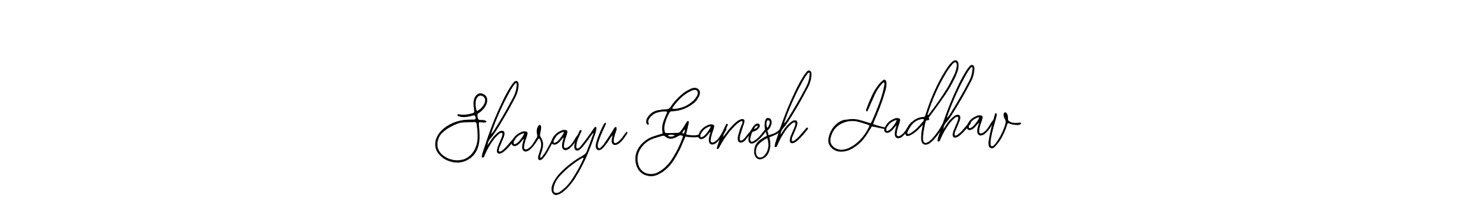 Design your own signature with our free online signature maker. With this signature software, you can create a handwritten (Bearetta-2O07w) signature for name Sharayu Ganesh Jadhav. Sharayu Ganesh Jadhav signature style 12 images and pictures png