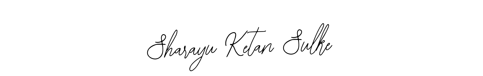 Create a beautiful signature design for name Sharayu Ketan Sulke. With this signature (Bearetta-2O07w) fonts, you can make a handwritten signature for free. Sharayu Ketan Sulke signature style 12 images and pictures png