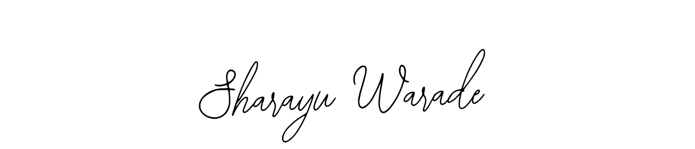 Sharayu Warade stylish signature style. Best Handwritten Sign (Bearetta-2O07w) for my name. Handwritten Signature Collection Ideas for my name Sharayu Warade. Sharayu Warade signature style 12 images and pictures png