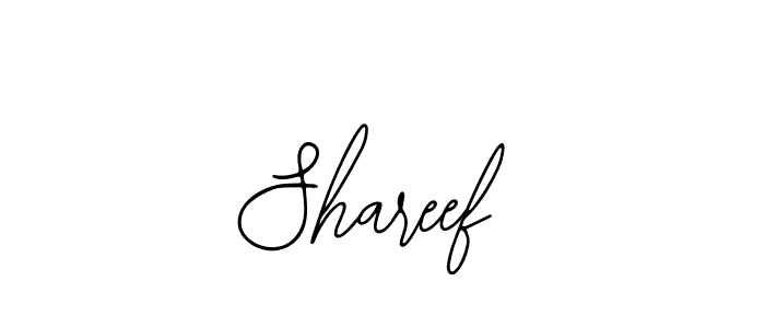 Make a beautiful signature design for name Shareef. With this signature (Bearetta-2O07w) style, you can create a handwritten signature for free. Shareef signature style 12 images and pictures png