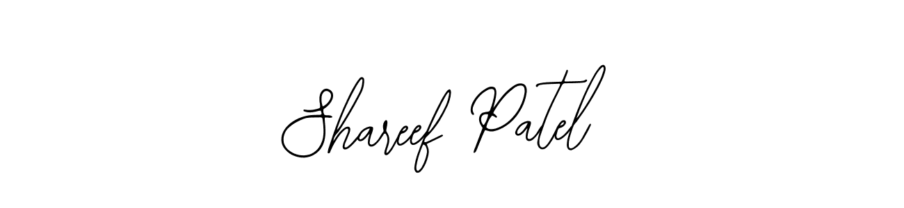 if you are searching for the best signature style for your name Shareef Patel. so please give up your signature search. here we have designed multiple signature styles  using Bearetta-2O07w. Shareef Patel signature style 12 images and pictures png