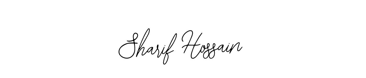 The best way (Bearetta-2O07w) to make a short signature is to pick only two or three words in your name. The name Sharif Hossain include a total of six letters. For converting this name. Sharif Hossain signature style 12 images and pictures png