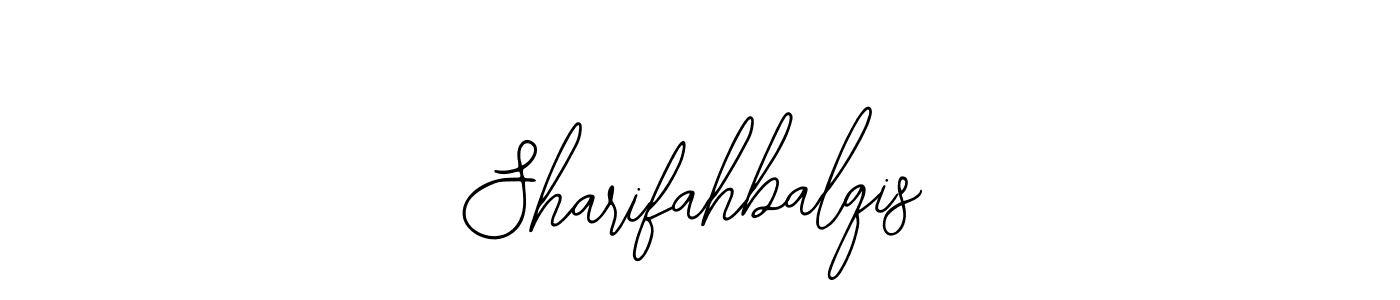 How to make Sharifahbalqis signature? Bearetta-2O07w is a professional autograph style. Create handwritten signature for Sharifahbalqis name. Sharifahbalqis signature style 12 images and pictures png