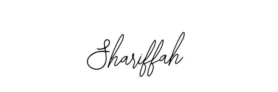 The best way (Bearetta-2O07w) to make a short signature is to pick only two or three words in your name. The name Shariffah include a total of six letters. For converting this name. Shariffah signature style 12 images and pictures png