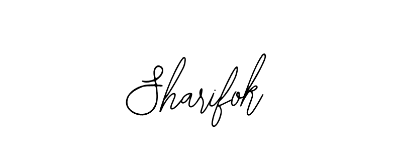 Sharifok stylish signature style. Best Handwritten Sign (Bearetta-2O07w) for my name. Handwritten Signature Collection Ideas for my name Sharifok. Sharifok signature style 12 images and pictures png