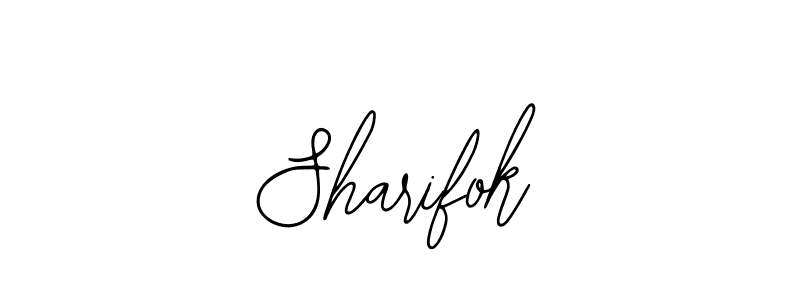 Sharifok stylish signature style. Best Handwritten Sign (Bearetta-2O07w) for my name. Handwritten Signature Collection Ideas for my name Sharifok. Sharifok signature style 12 images and pictures png