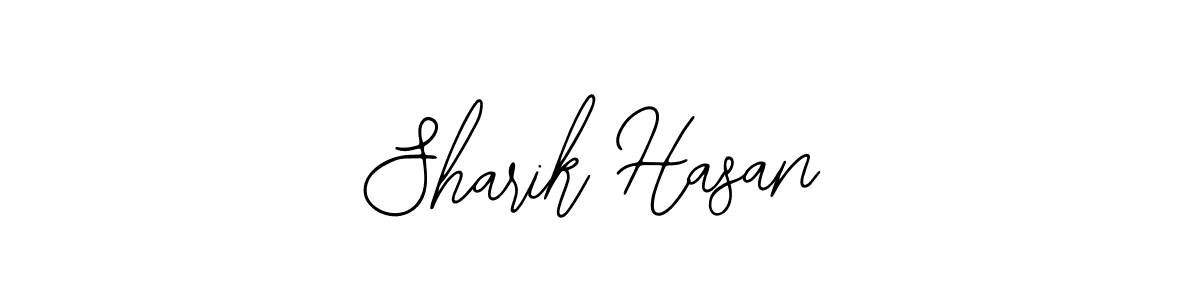 Similarly Bearetta-2O07w is the best handwritten signature design. Signature creator online .You can use it as an online autograph creator for name Sharik Hasan. Sharik Hasan signature style 12 images and pictures png