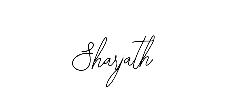 Sharjath stylish signature style. Best Handwritten Sign (Bearetta-2O07w) for my name. Handwritten Signature Collection Ideas for my name Sharjath. Sharjath signature style 12 images and pictures png