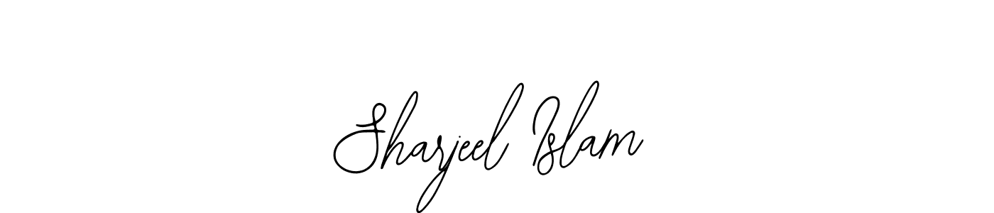 Design your own signature with our free online signature maker. With this signature software, you can create a handwritten (Bearetta-2O07w) signature for name Sharjeel Islam. Sharjeel Islam signature style 12 images and pictures png