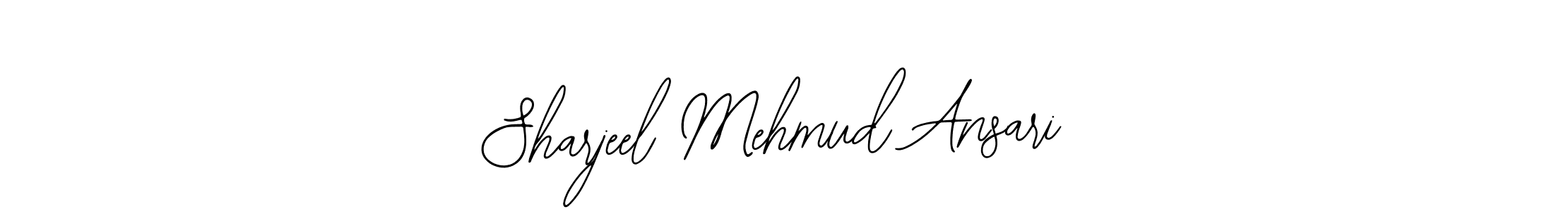 How to make Sharjeel Mehmud Ansari name signature. Use Bearetta-2O07w style for creating short signs online. This is the latest handwritten sign. Sharjeel Mehmud Ansari signature style 12 images and pictures png