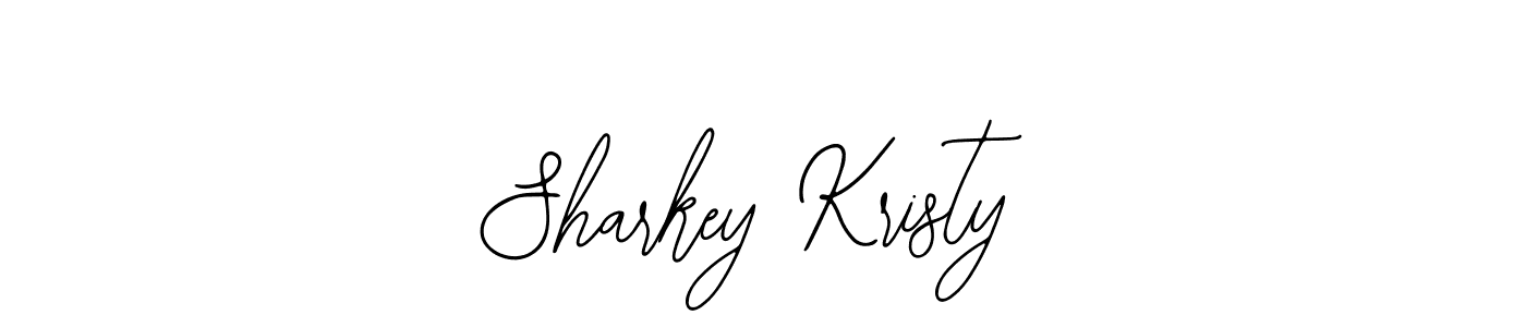 You should practise on your own different ways (Bearetta-2O07w) to write your name (Sharkey Kristy) in signature. don't let someone else do it for you. Sharkey Kristy signature style 12 images and pictures png