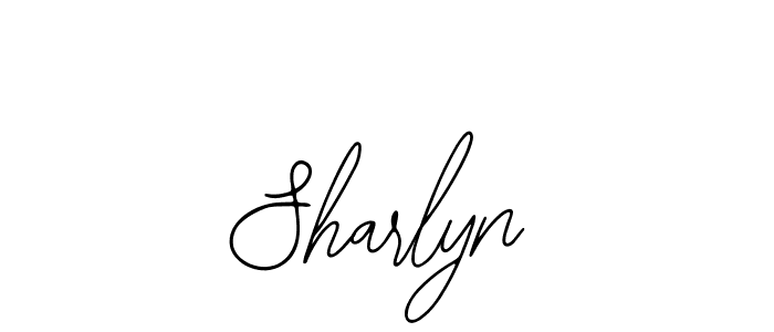 Use a signature maker to create a handwritten signature online. With this signature software, you can design (Bearetta-2O07w) your own signature for name Sharlyn. Sharlyn signature style 12 images and pictures png